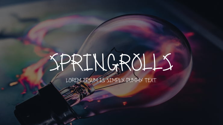 SpringRolls Font