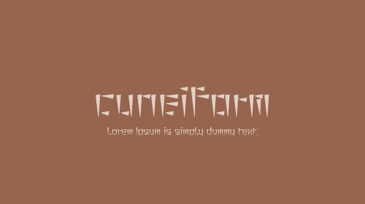 cuneiform Font