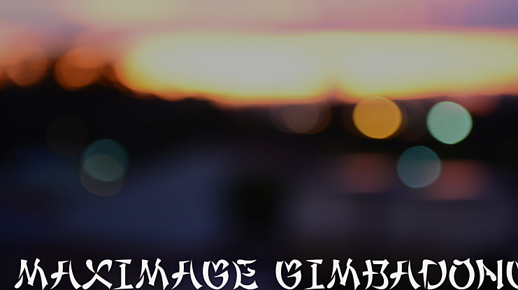 Maximage Gimbadong Font