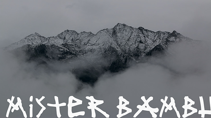 mister bambu Font
