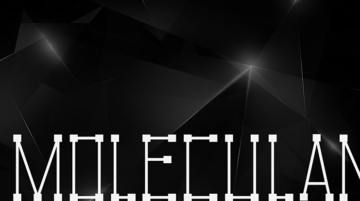 Moleculan Font