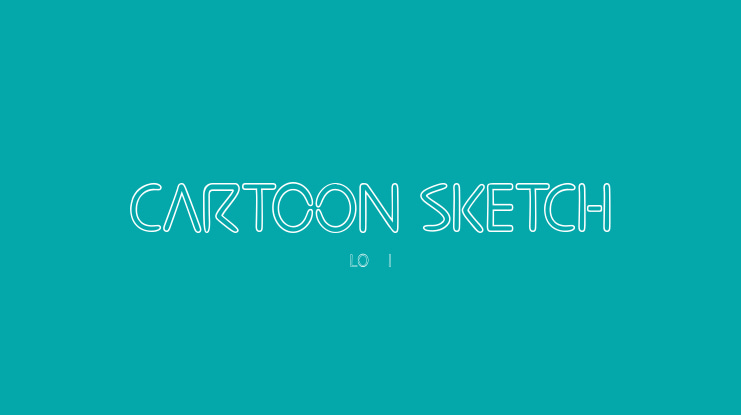 CARTOoN SKETCH Font