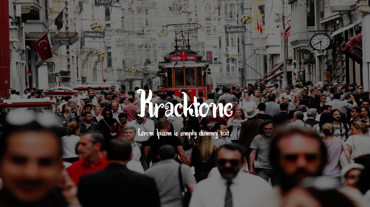Kracktone Font