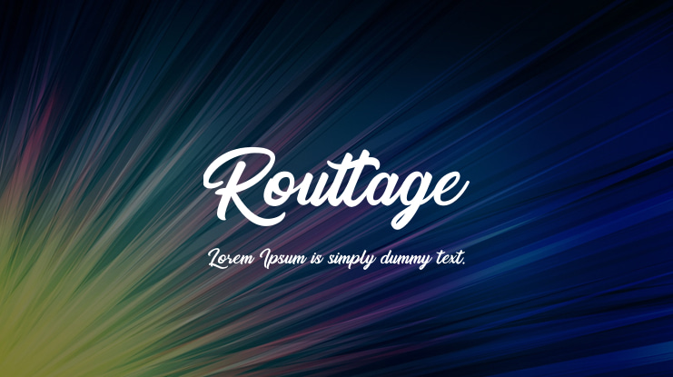 Routtage Font