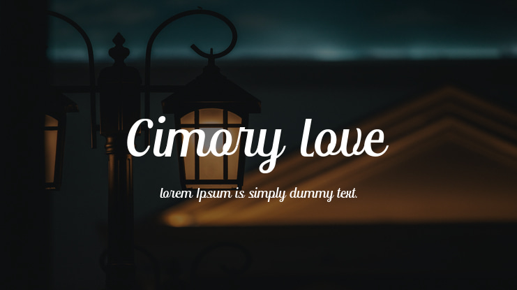 Cimory Love Font