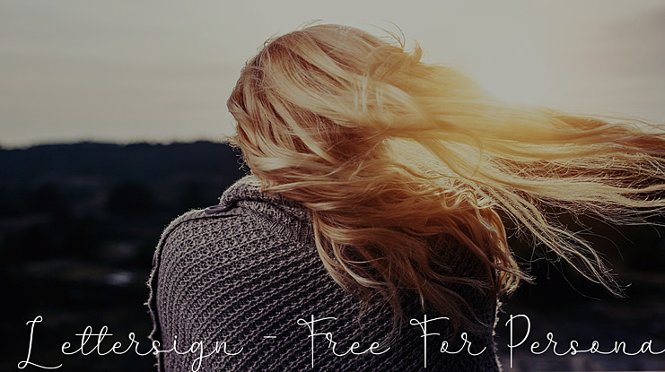 Lettersign - Free For Personal Font