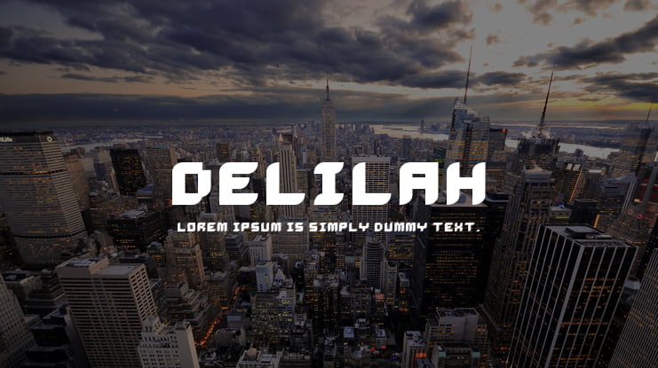 Delilah Font Family