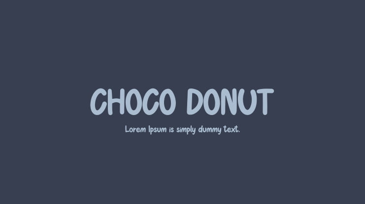 CHOCO DONUT Font