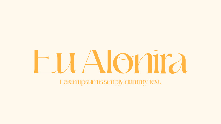Eu Alonira Font