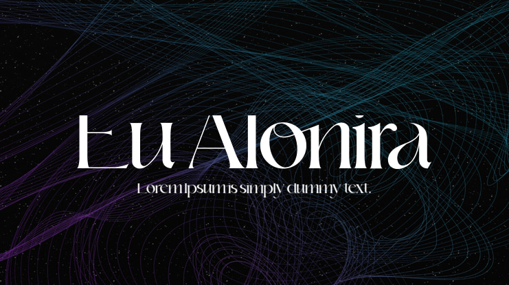 Eu Alonira Font