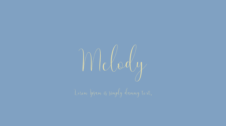 Melody Font