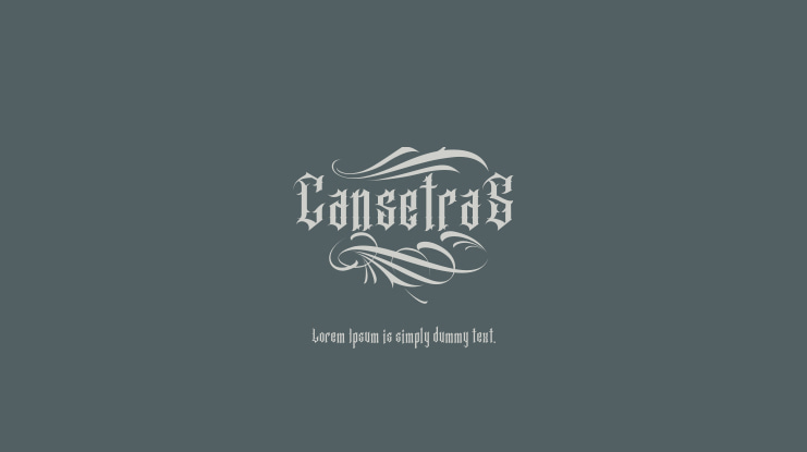 Cansetras Font