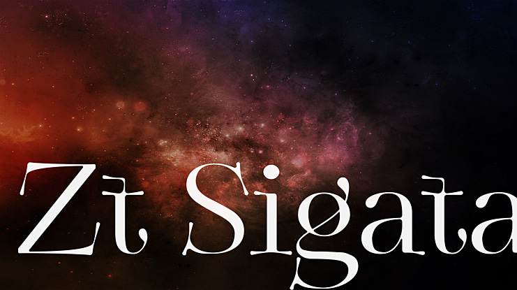 Zt Sigata Font Family