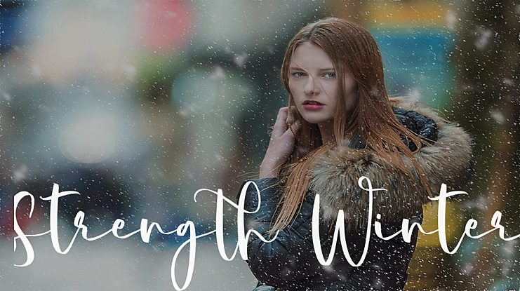 Strength Winter Font