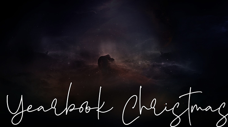 Yearbook Christmas Font