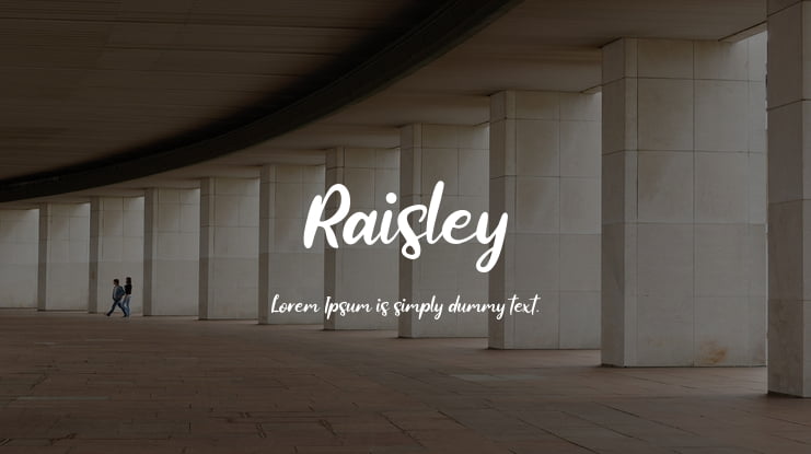 Raisley Font