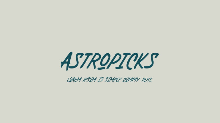 Astropicks Font