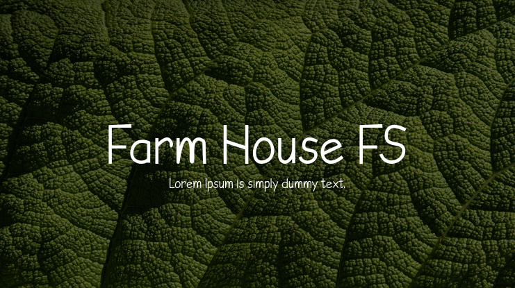 Farm House FS Font