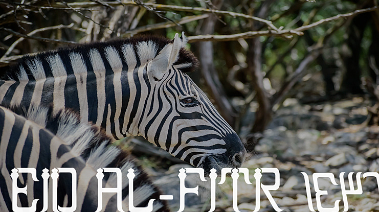 EID AL-FITR 2 Font