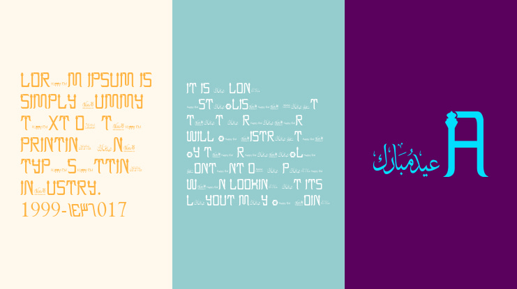 EID AL-FITR 2 Font