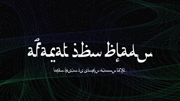 Afarat ibn Blady Font