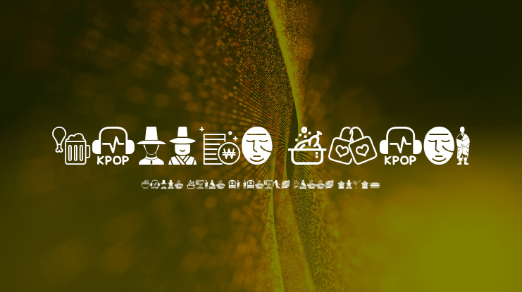 Korean Icons Font