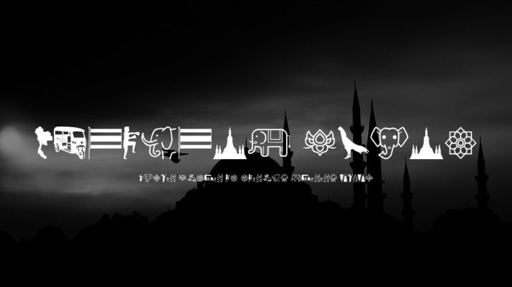 Thailand Icons Font
