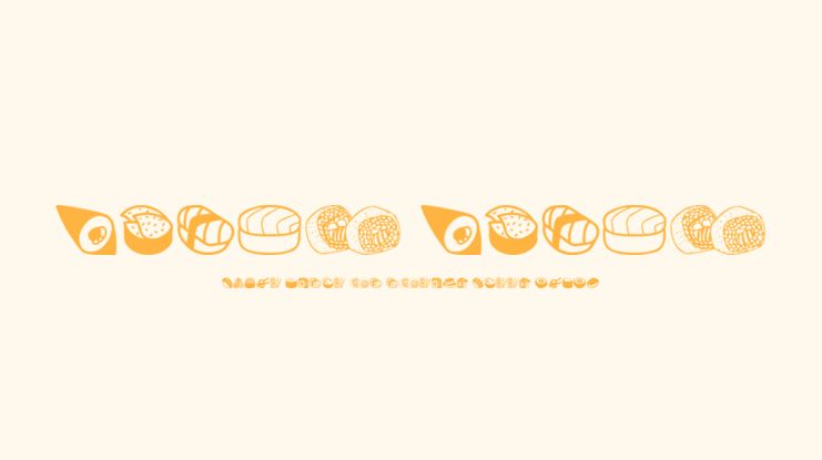 Sushi Sushi Font