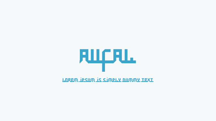 Aufal Font
