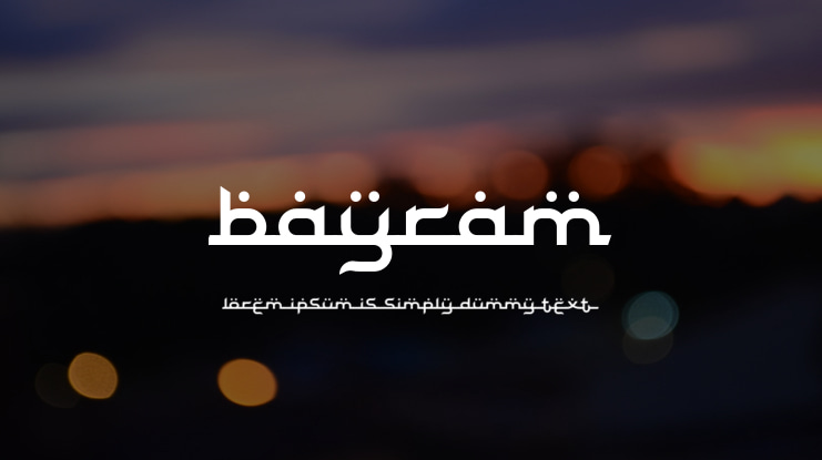 Bayram Font Family