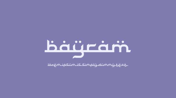Bayram Font Family