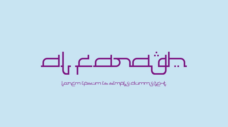 Al Faragh Font