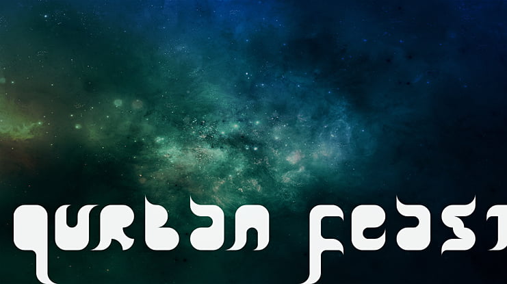 Qurban Feast Font