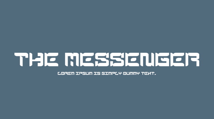 The Messenger Font