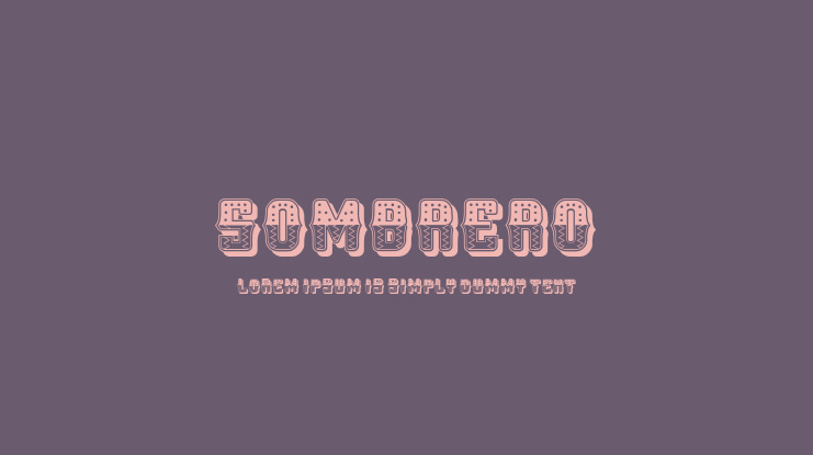 Sombrero Font Family