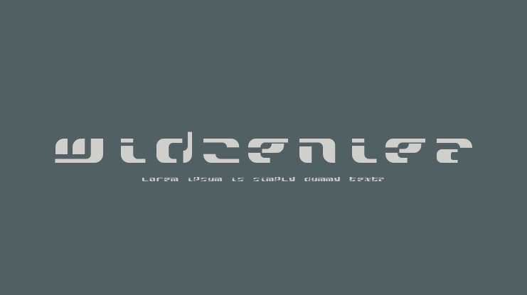 Widzeniea Font
