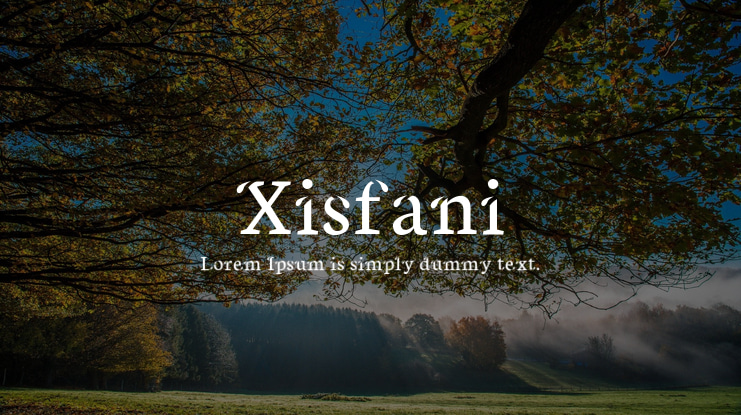 Xisfani Font
