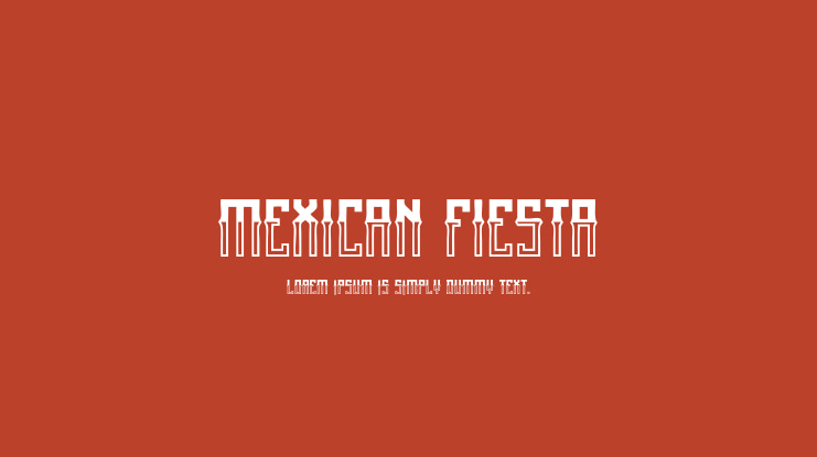 Mexican fiesta Font Family