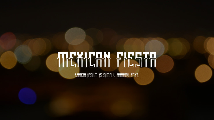Mexican fiesta Font Family