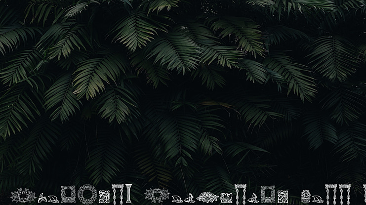 Mortised Ornaments Free Two Font