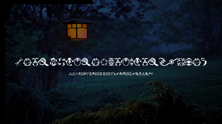 FontsVectorAncientSymbol Font