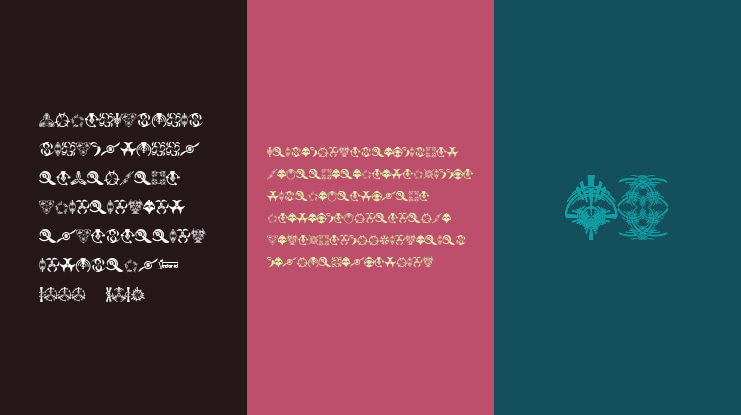 FontsVectorAncientSymbol Font