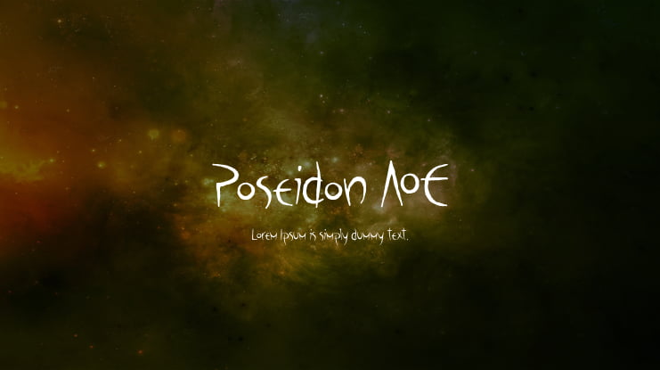 Poseidon AOE Font