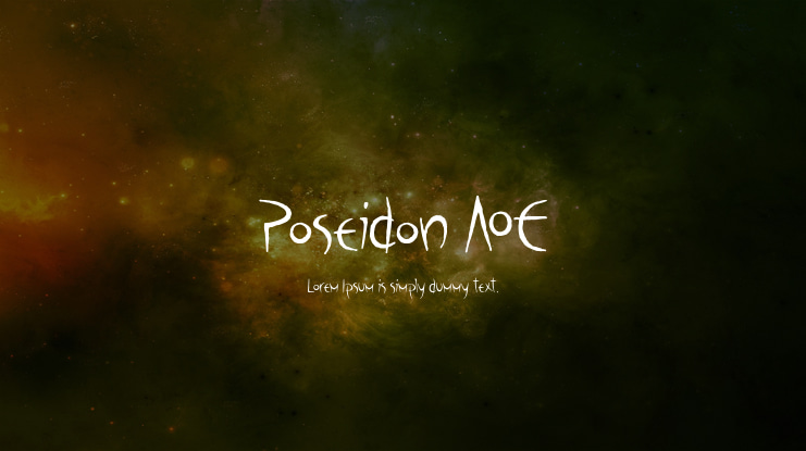 Poseidon AOE Font
