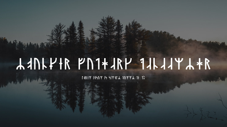 Younger Futhark Danaamyhr Font