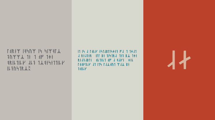 Younger Futhark Danaamyhr Font