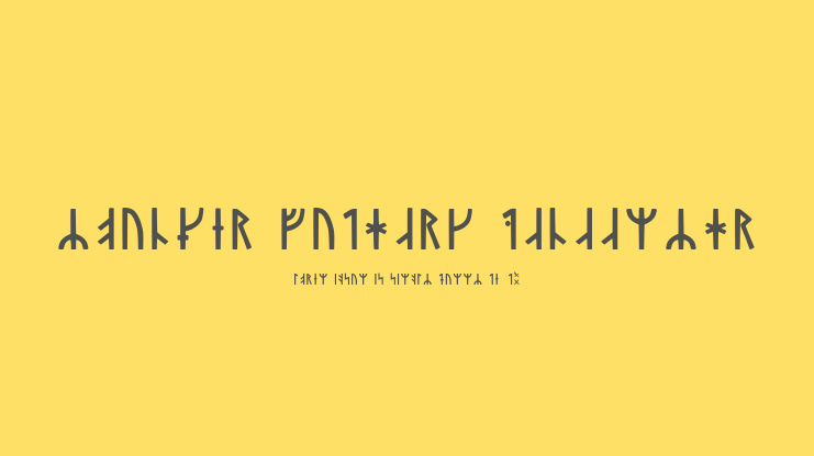 Younger Futhark Danaamyhr Font
