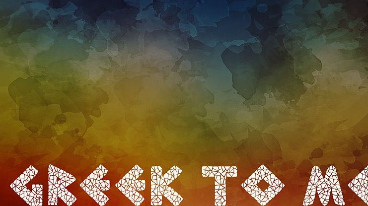 greek to me Font