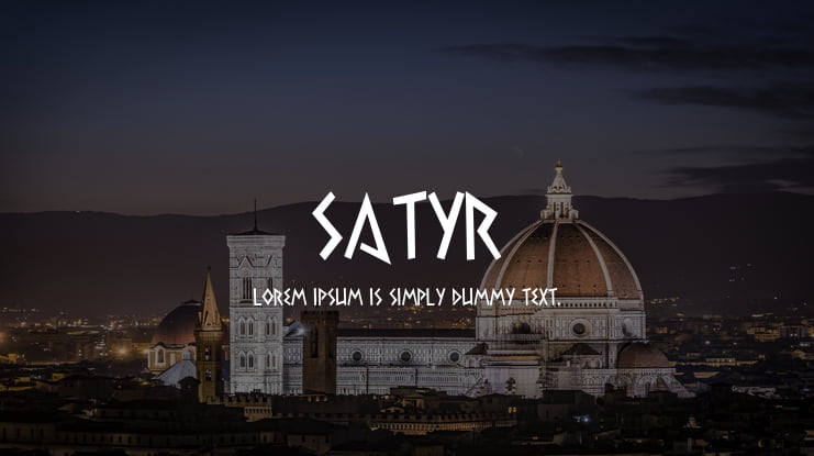 Satyr Font
