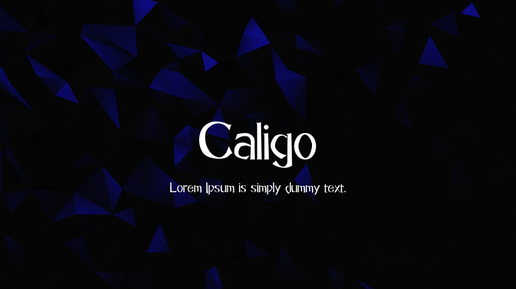 Caligo Font